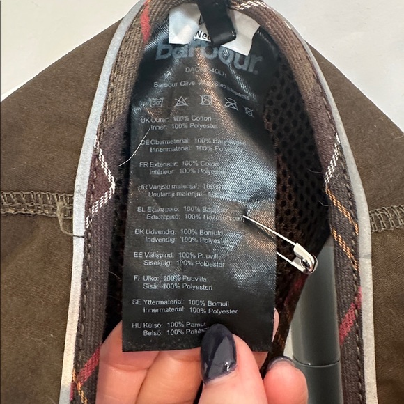 Barbour Wax Step In Dog Harness with Plaid Trim! Size Large (25 pounds) - Picture 6 of 10